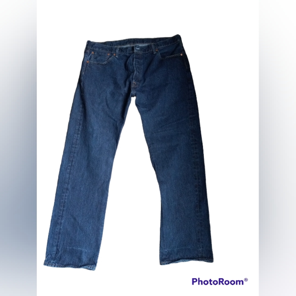 Levi Strauss 501 Blue Jeans, Size W40×L32
